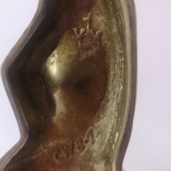 Vintage Virginia Metalcrafters Williamsburg Solid Brass Soldier Door Stopper - Picture 5 of 6